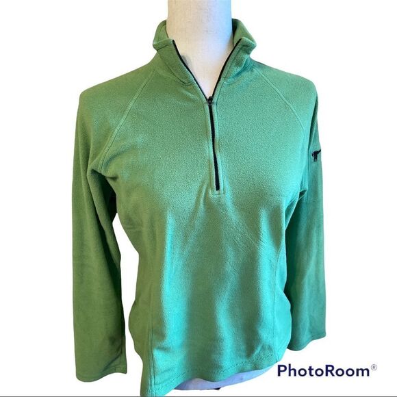 L. L. Bean fleece green shirt - Picture 1 of 7